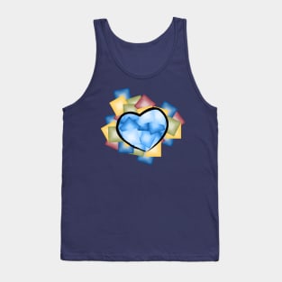 Heart in colour Tank Top